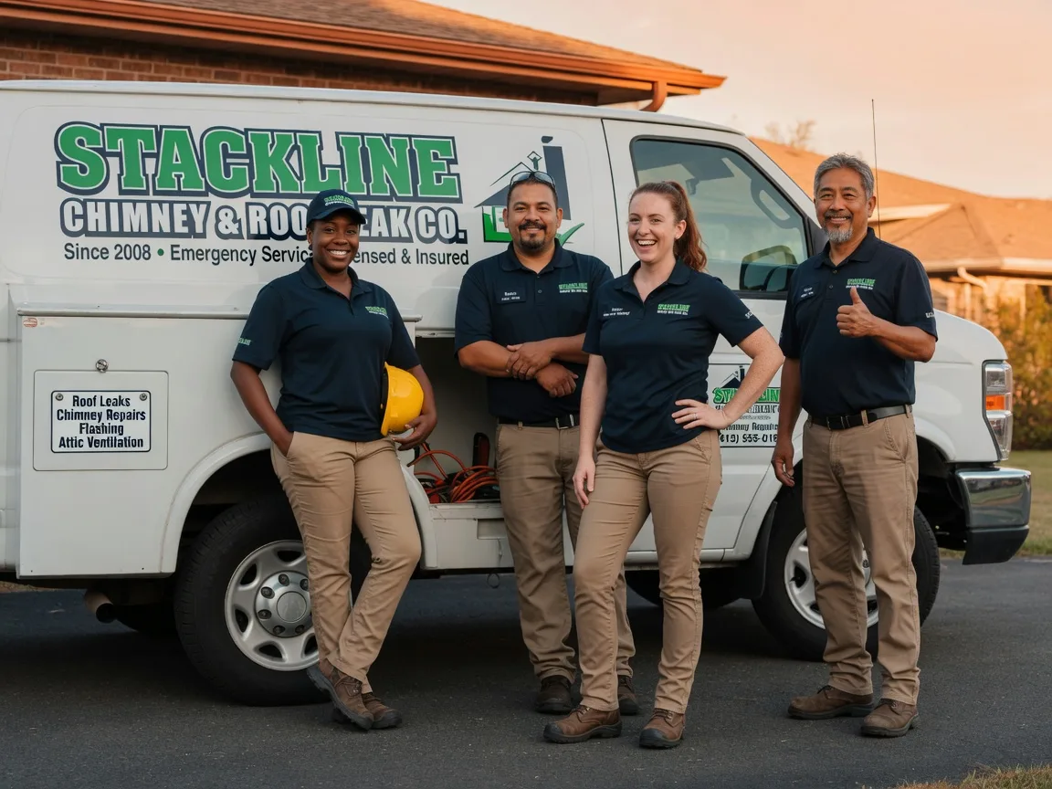 Chimney flashing repair company in Roma, TX